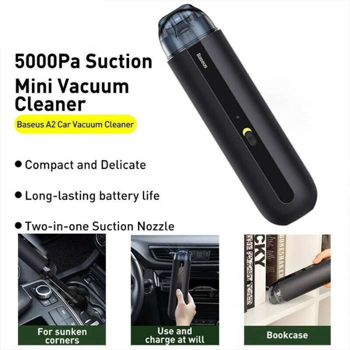 Mini TurboCharge™ Cordless Car Vacuum Cleaner