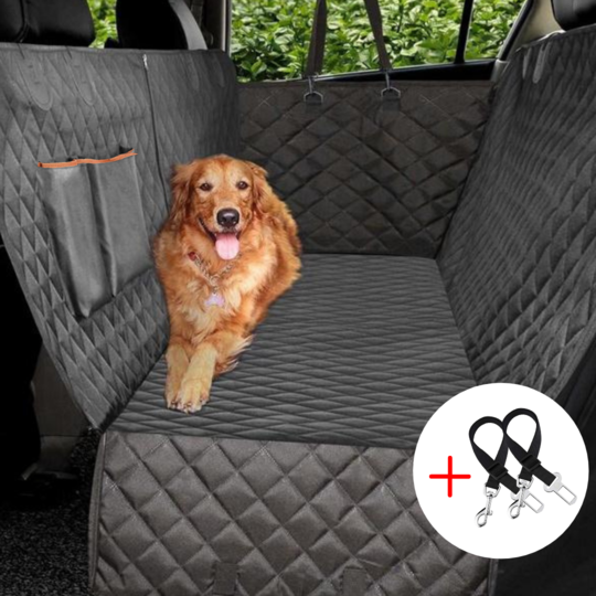 Rear Seat Protectors for Dogs - 50% Off + FREE Dog Seat Belt Buckle | Waterproof & Durable