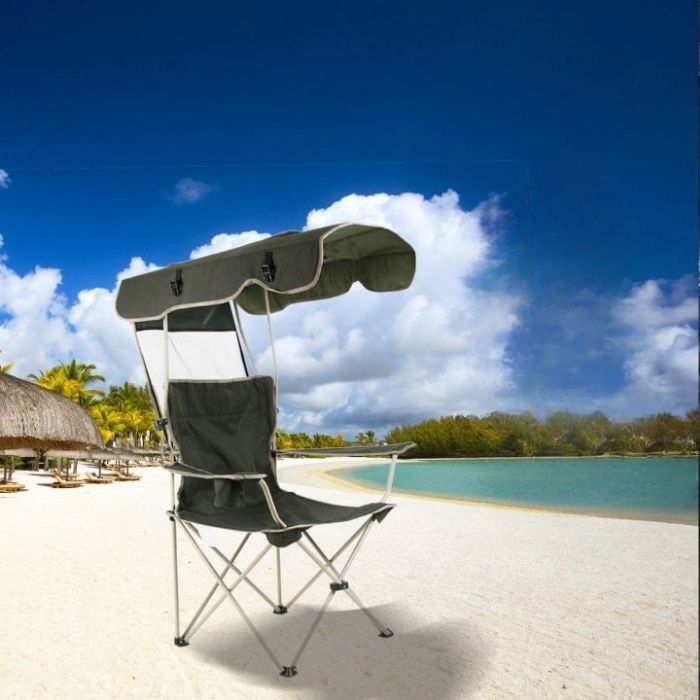 Premium Foldable Canopy Chair With Sun Shade