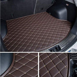 CarLux™  Custom Made Single Layer Trunk Boot Mats Liner For Isuzu MU-X