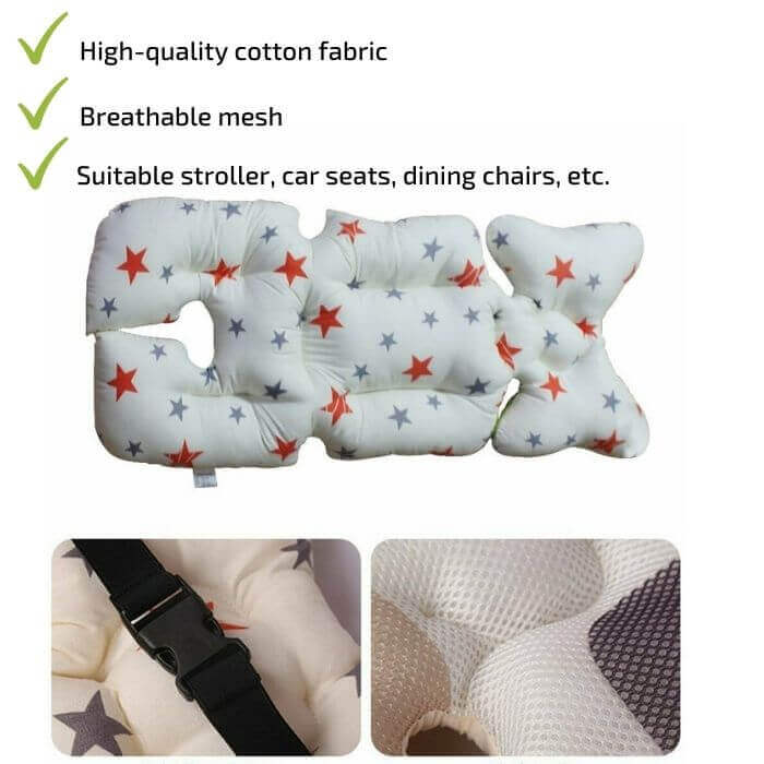 SeatSprout™ Bubs Car Seat Washable Cushion