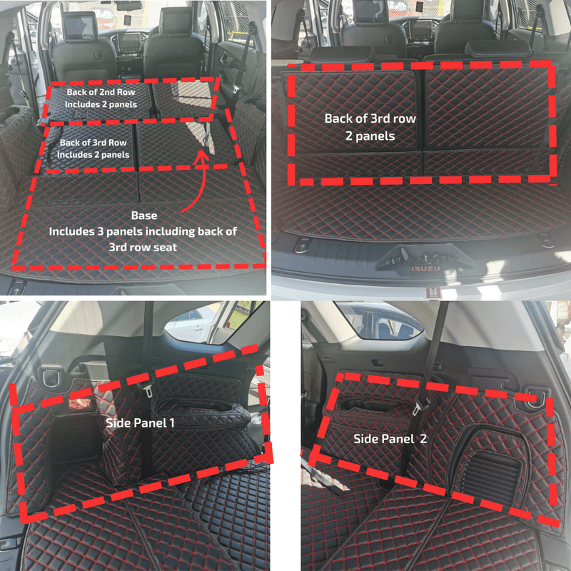 CarLux™  Custom Made Panel Liners For Isuzu MU-X