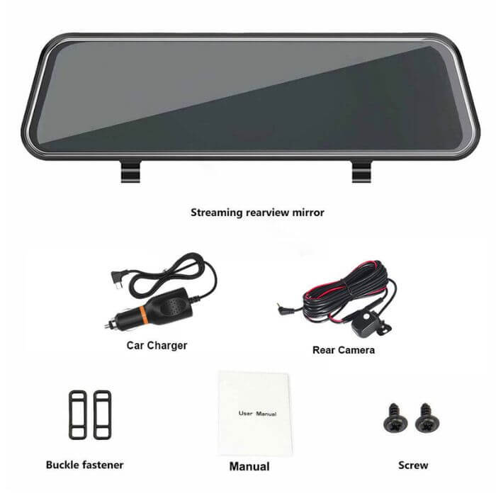 CamDash™ Smart Car Mirror Dash Cam Front & Rear