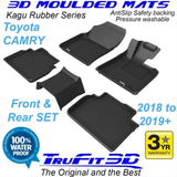 TruFit 3D Rubber Car Floor Mats Fits Toyota Camry 2018 - 2022 3D Kagu