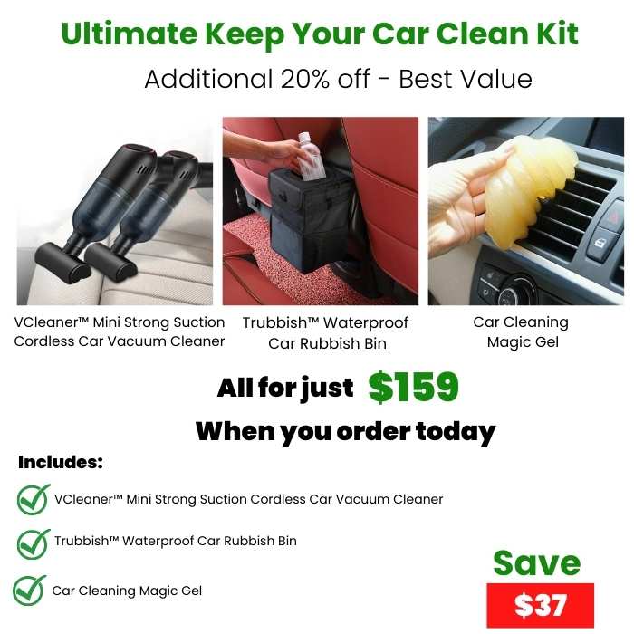 Ultimate Keep Your Car Clean Kit