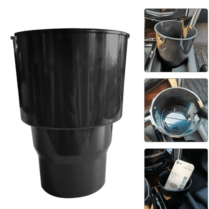 Universal  Black Car Cup Holder Adapter For Car, Truck, RV and Boat