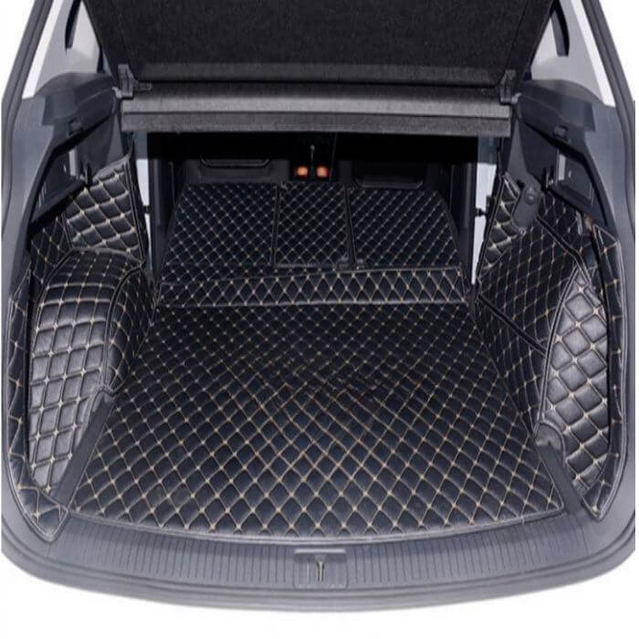 CarLux™  Custom Made Trunk Boot Mats Liner for Volkswagen Tiguan 5 Seats 2007- 2016