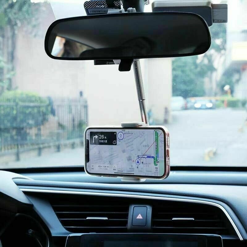 PhoneBolt™ Car Adjustable Rearview Phone Mount With 360% Rotation