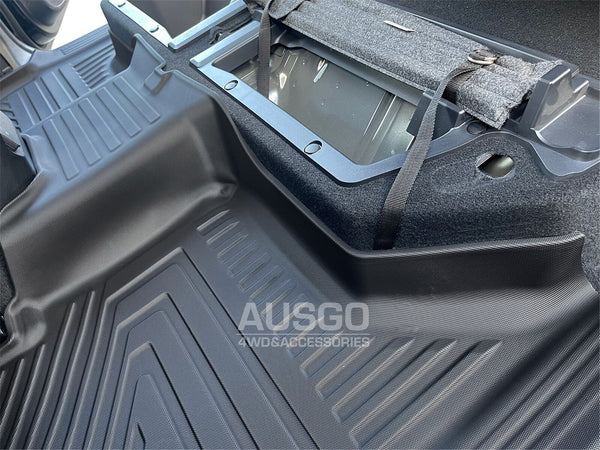 3D Rubber Car Floor Mats For Ford Ranger Next-Gen 2022 Onwards