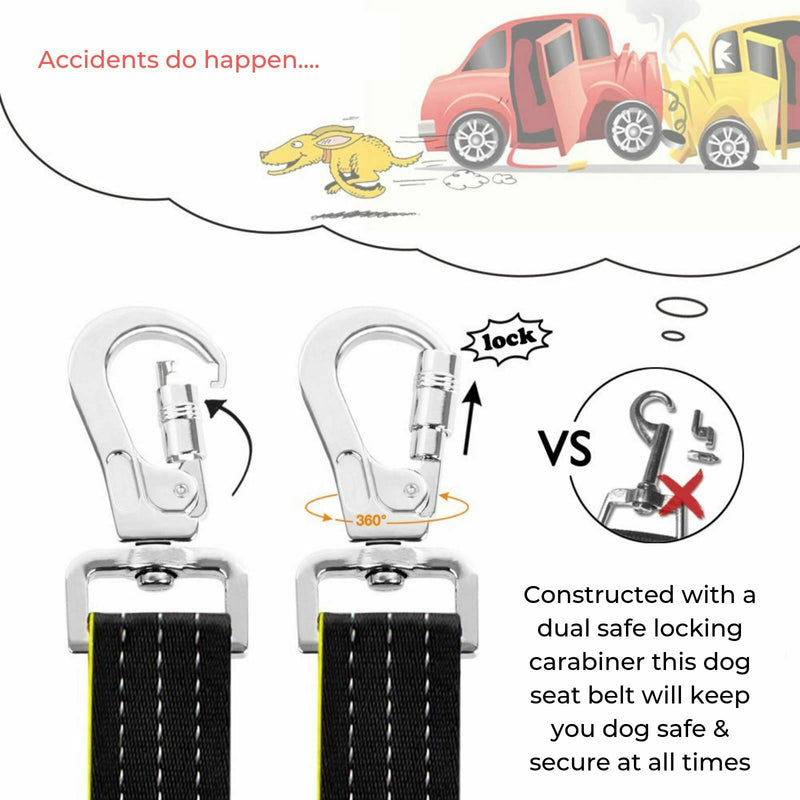 Dogoxo™ Adjustable Dog SeatBelt To Keep Your Dog Safe