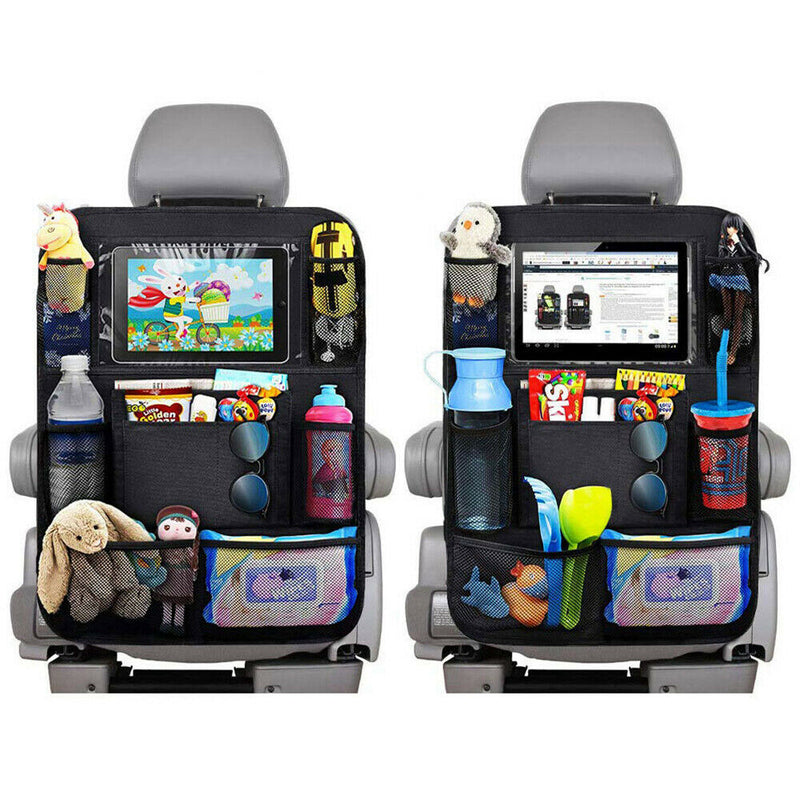 Multi Pocket Car Back Seat Organiser with Tablet Holder