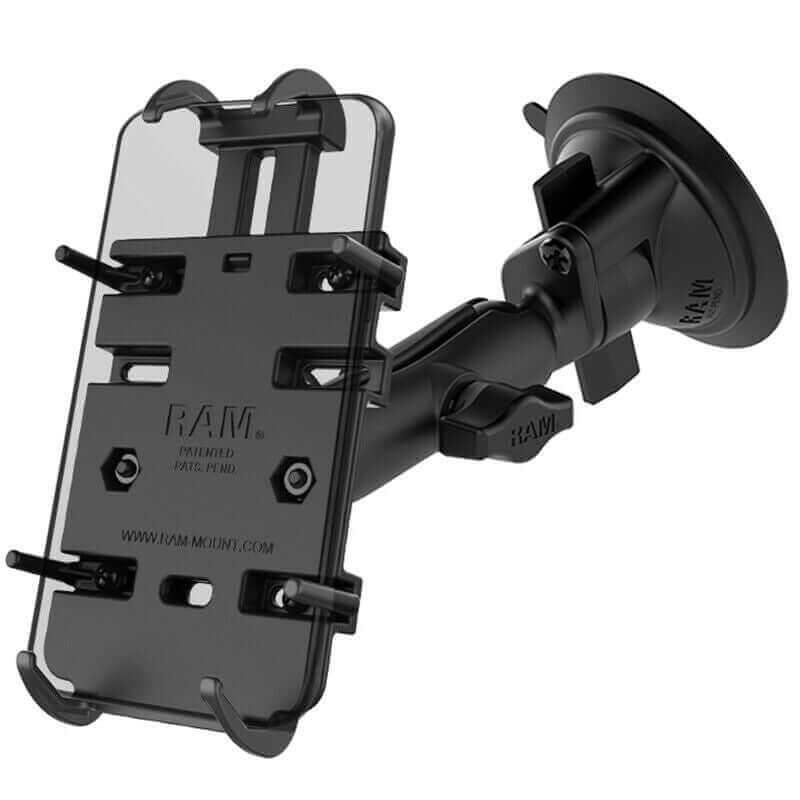 RAM Suction Mount w Quick-Grip Phone Car Kit